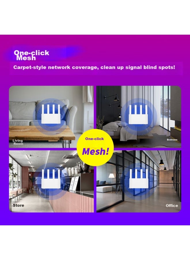 Mercury Ax1500 Wifi 6 Dual Gigabit Wireless Router, 5g Dual-band, High-speed Wifi Wall-penetrating Gaming Router, Whole-house Coverage Signal Enhancement A15g - Image 3