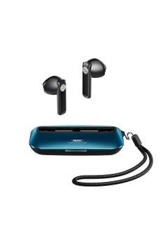REMAX Remax Ultra-thin Mega Bass Clear Voice Aluminum Alloy Material For Music & Call Alloy Buds M2 Blue  - Image 1