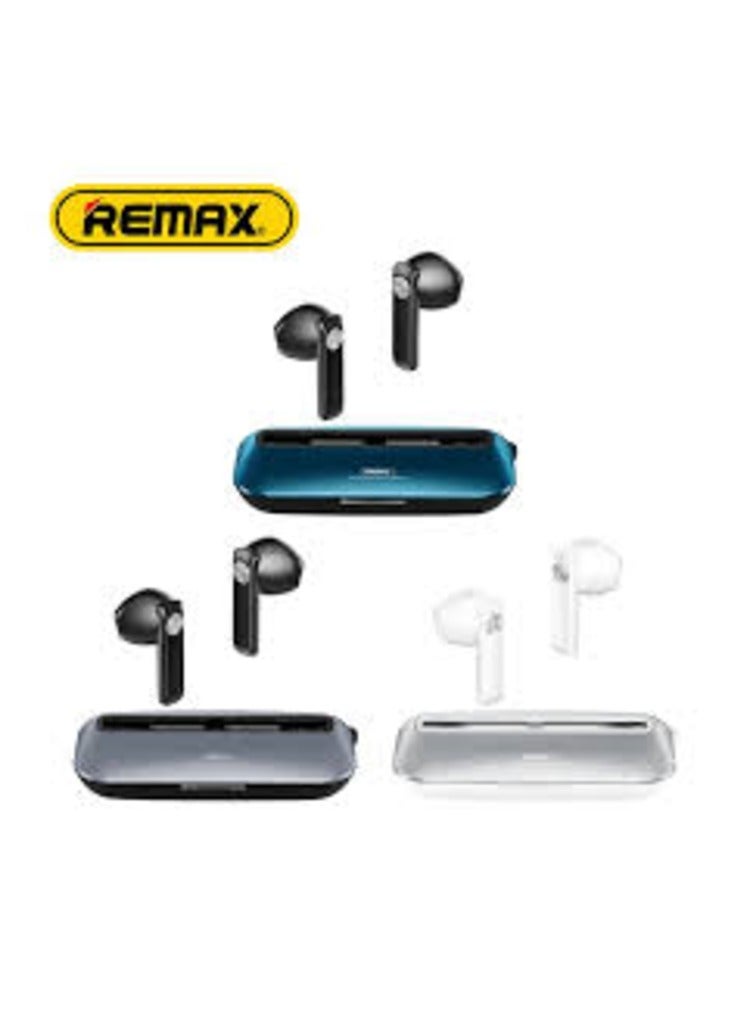 REMAX Remax Ultra-thin Mega Bass Clear Voice Aluminum Alloy Material For Music & Call Alloy Buds M2 Blue  - Image 2