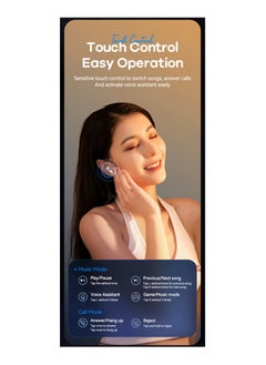 REMAX Remax Ultra-thin Mega Bass Clear Voice Aluminum Alloy Material For Music & Call Alloy Buds M2 Blue  - Image 4