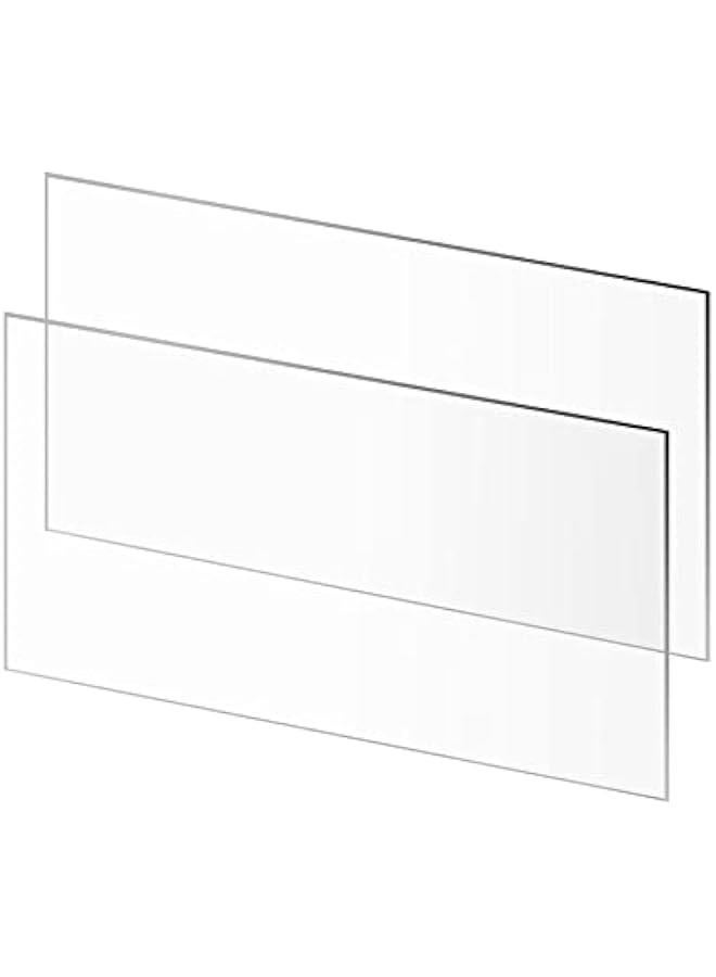 Arabest Clear Acrylic Sheet, 2 Pack of 24 x 48, 3/16 Thick, Plates, Cut with Saw, Laser, Or Hand Tools, for Craft Projects, Signs, Picture Frame - Image 1