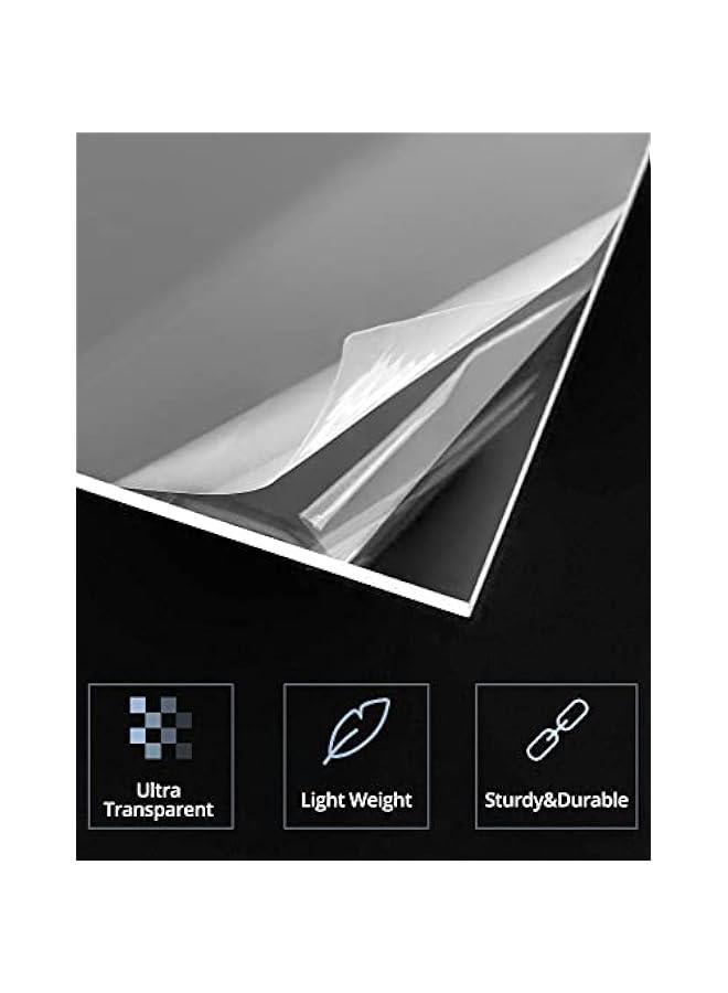 Arabest Clear Acrylic Sheet, 2 Pack of 24 x 48, 3/16 Thick, Plates, Cut with Saw, Laser, Or Hand Tools, for Craft Projects, Signs, Picture Frame - Image 3
