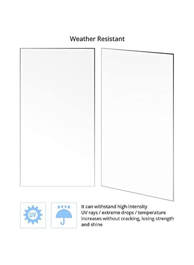 Arabest Clear Acrylic Sheet, 2 Pack of 24 x 48, 3/16 Thick, Plates, Cut with Saw, Laser, Or Hand Tools, for Craft Projects, Signs, Picture Frame - Image 4