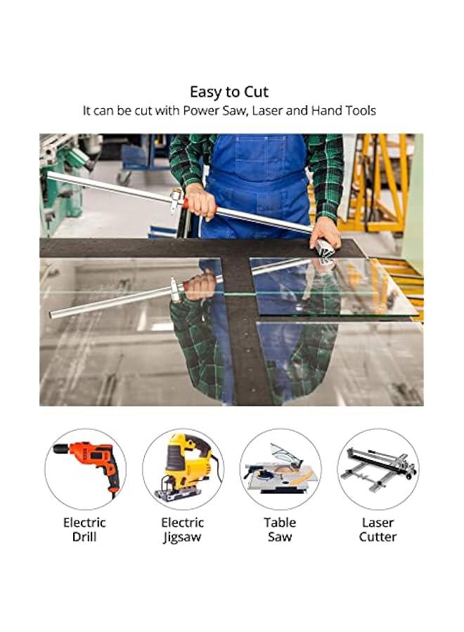 Arabest Clear Acrylic Sheet, 2 Pack of 24 x 48, 3/16 Thick, Plates, Cut with Saw, Laser, Or Hand Tools, for Craft Projects, Signs, Picture Frame - Image 5