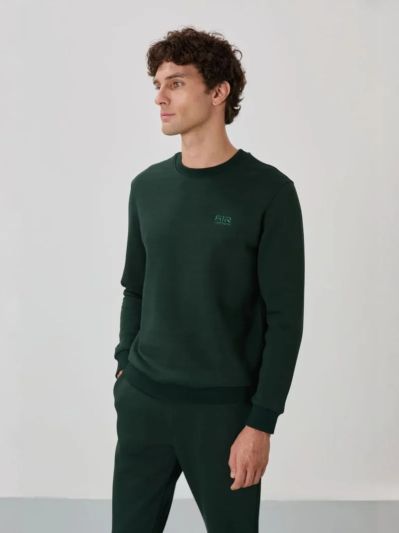 تومي لايف TOMMY Men's Cotton-Polyester Fleece Sweatshirt And Pants Set