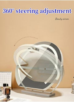 Joyelink Vanity Mirror with Lights, 20 inch Makeup Mirror with Lights, Smart Touch Control 3 Colors Dimmable Vanity Mirror, 360°Rotation Round Vanity Mirror for Bedroom, Bathroom  - Image 5