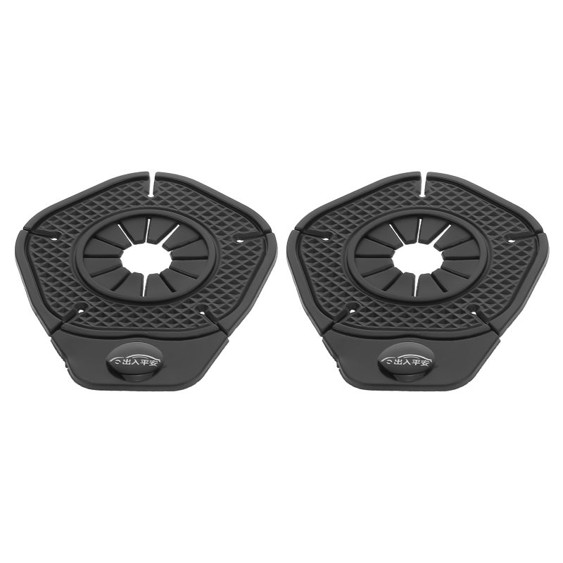 1 Pair Car Wiper Arm Hole Windshield Wiper Arm Hole Protector Front Wiper Protective Guards Dust Cover Auto Exterior Accessories - Image 1