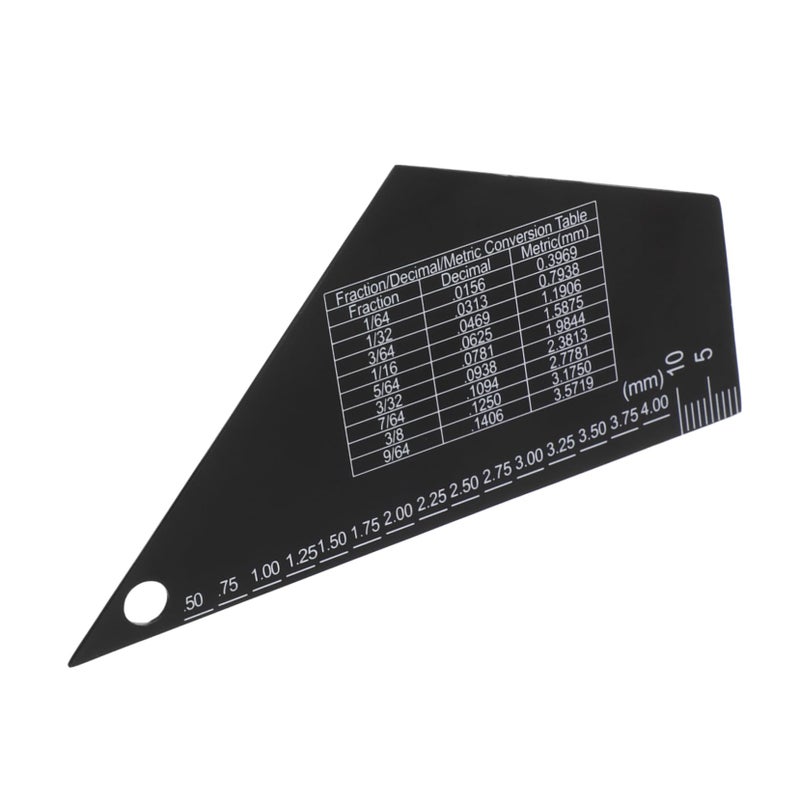 Black Fret Rocker String Height Ruler for Precise Guitar Fretboard Measurement Professional Luthier Tool - Image 2