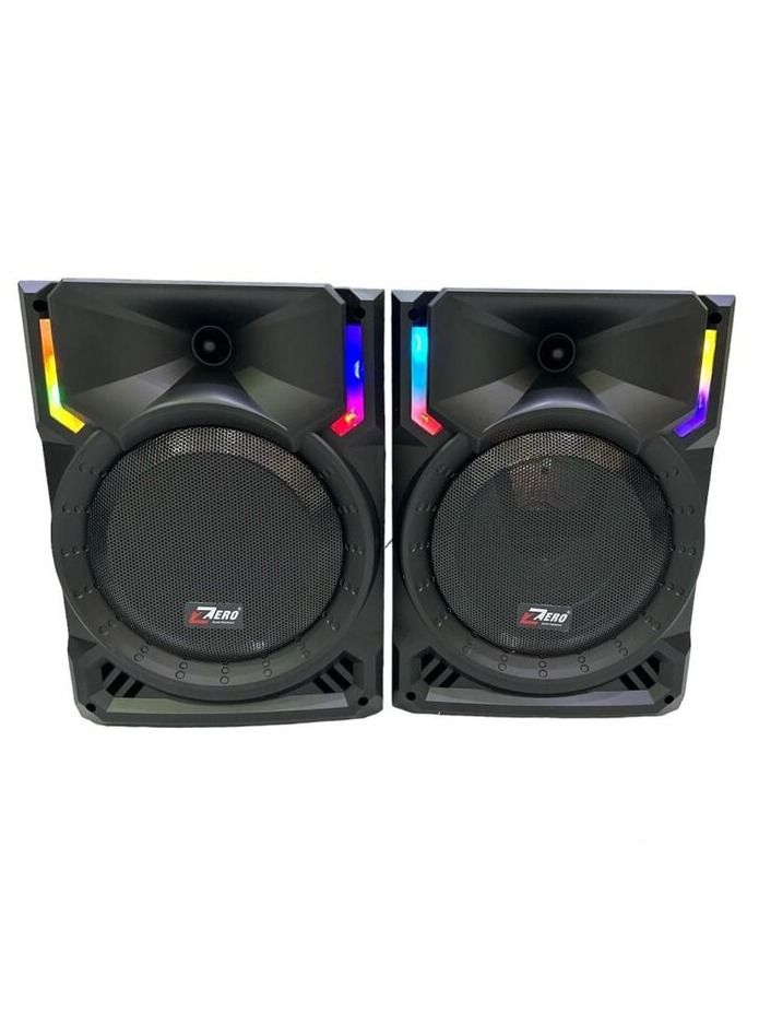 زيرو مكبر صوت زيرو ZR-8770 سلكي/لاسلكي أسود - Image 1