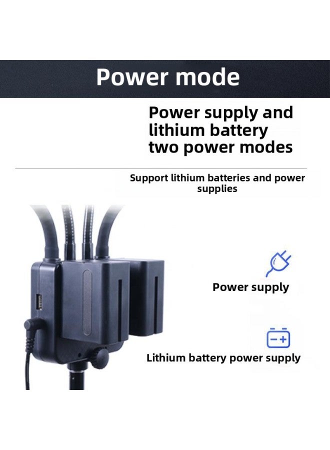 AL-45X الذراع أضواء حية الهاتف المحمول الجمال التصوير الفوتوغرافي الإنترنت المشاهير مرساة أضواء الملابس والمجوهرات أضواء كشك اللون: 2.1 متر قوس - Image 5