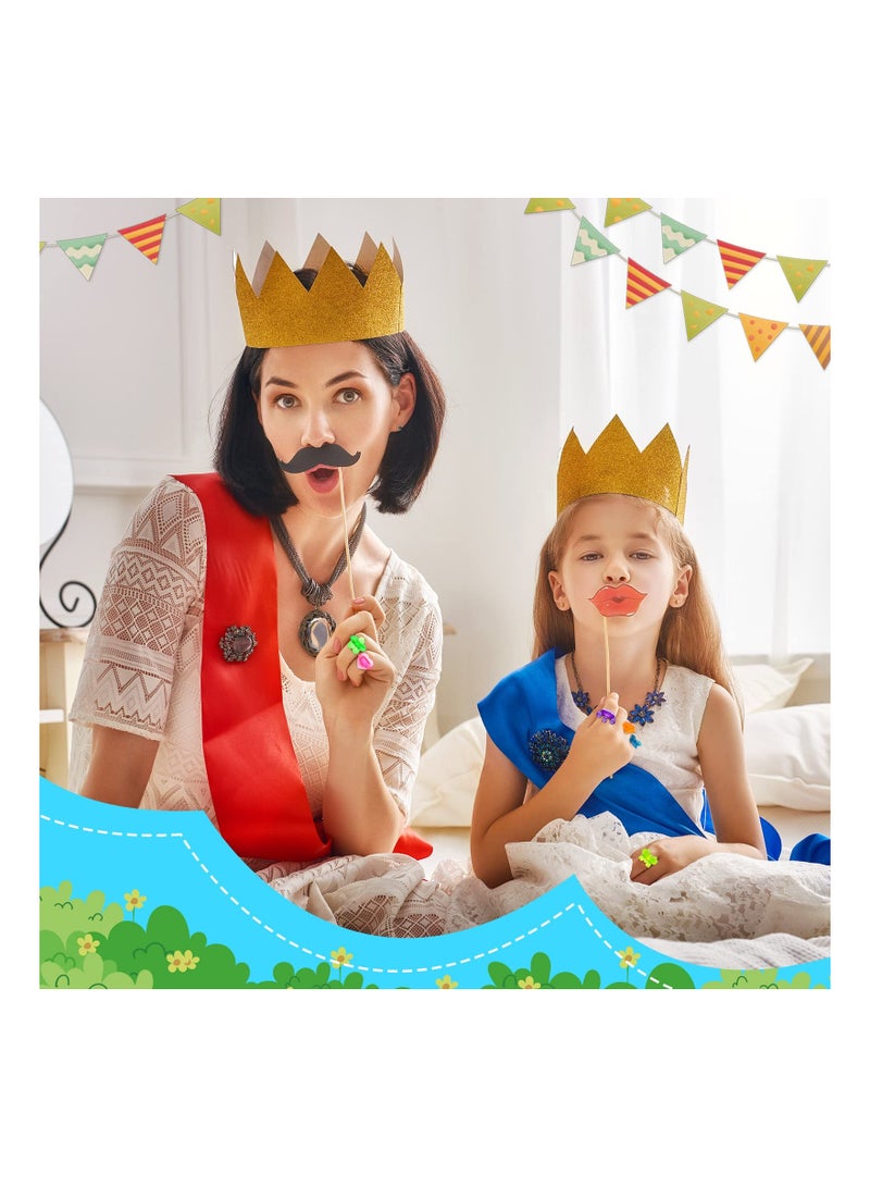 Zikra 500 Pcs Glitter Plastic Rings Party Favor for Kids Girls Boys Assorted Colors and Designs Trinkets Carnival Prizes Treasure Chest Game Mardi Gras Throws Parades - Image 4