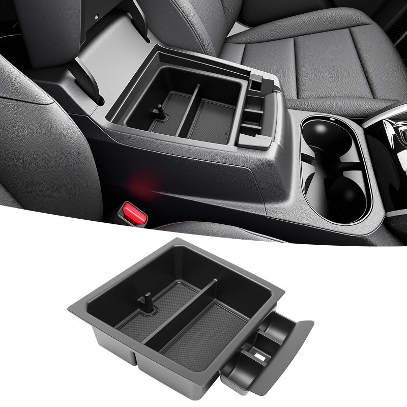 Titibett Console Organizer Fits for 20232026 Chevy Colorado GMC Canyon Center Console Tray Compatible with Colorado Canyon Accessories Armrest Storage Box - Image 2