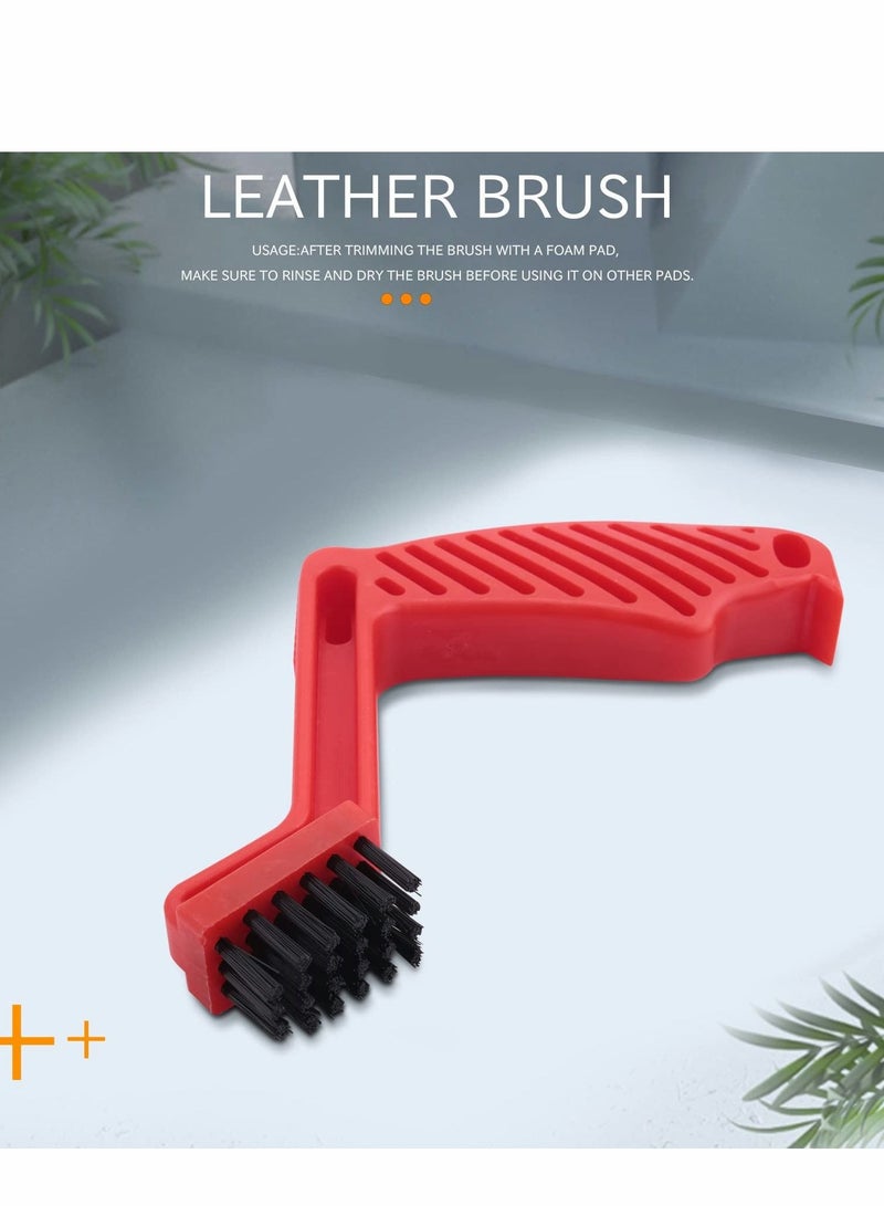 Y&D Foam Buffing Pad Conditioning Brush - Stiff Nylon Bristles Cleaning Recondition Tool for Polisher Buffer and Microfiber Polishing Compound Pads Bonnets Car Auto Detailing  - Image 4