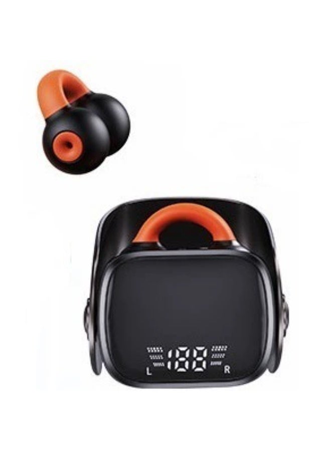 Healife Airbag Bluetooth Earbuds – Adjustable Comfortable Fit, Stylish Design, Long Battery Life for Sports, Running, Commuting (Black)