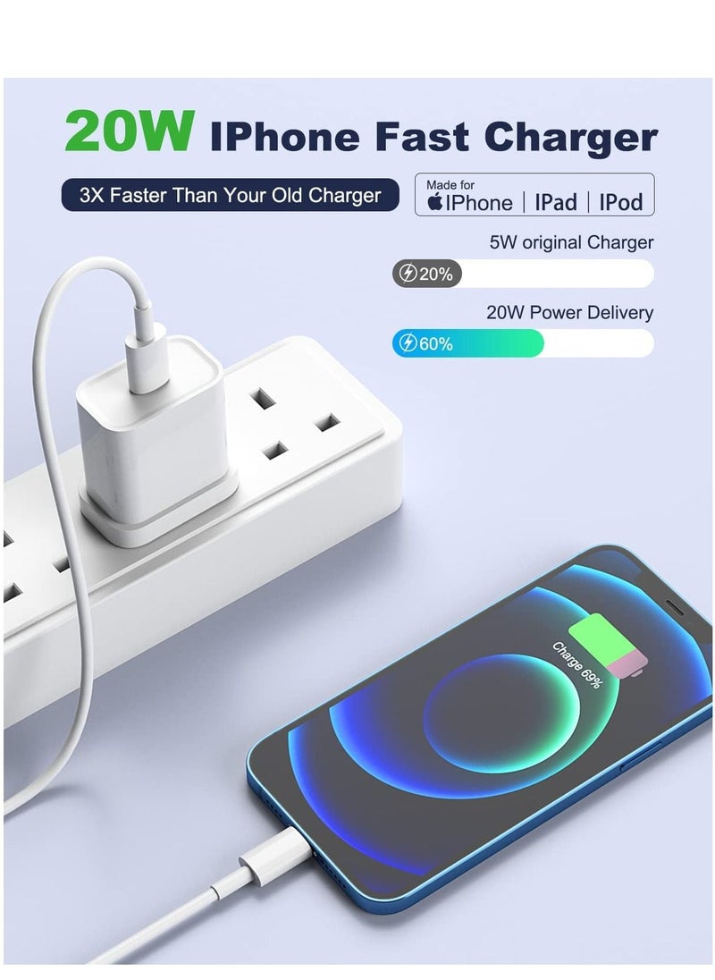 Generic - 20W USB-C PD GaN Fast Charger Wall Adapter Plug Type C, Compatible for iPhone 14 pro/14 plus/14/13/12/11 - Image 1