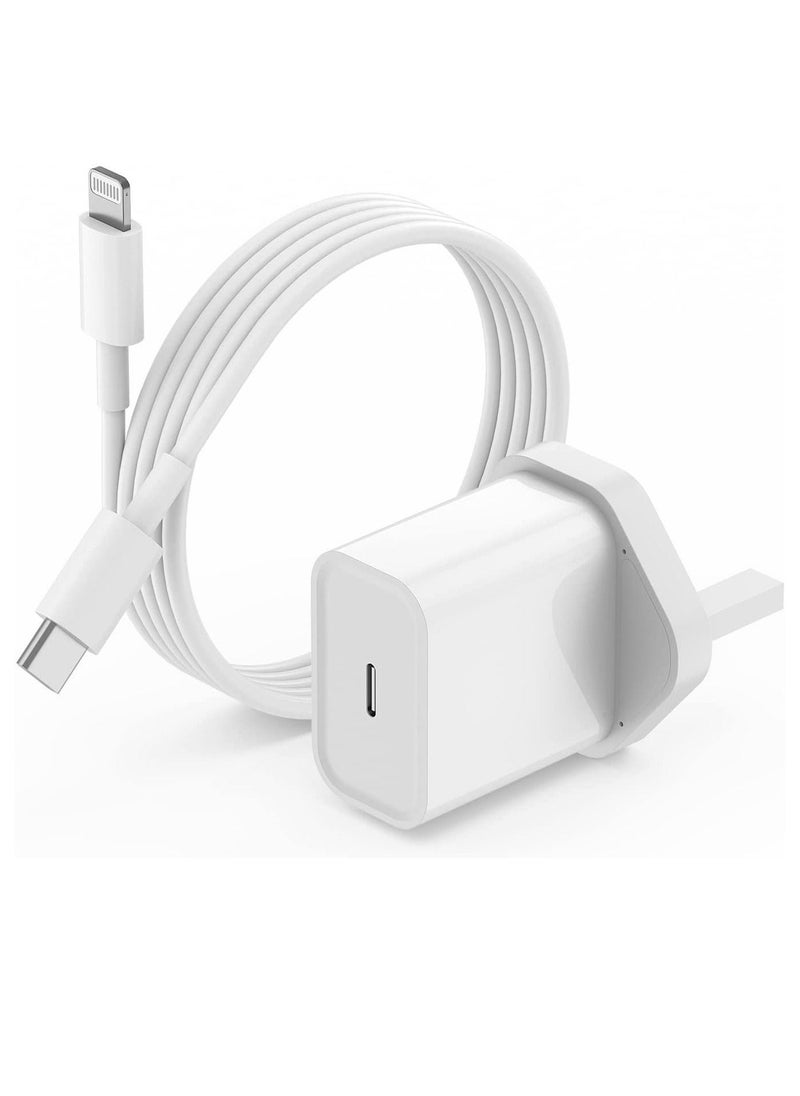 Generic - 20W USB-C PD GaN Fast Charger Wall Adapter Plug Type C, Compatible for iPhone 14 pro/14 plus/14/13/12/11 - Image 1