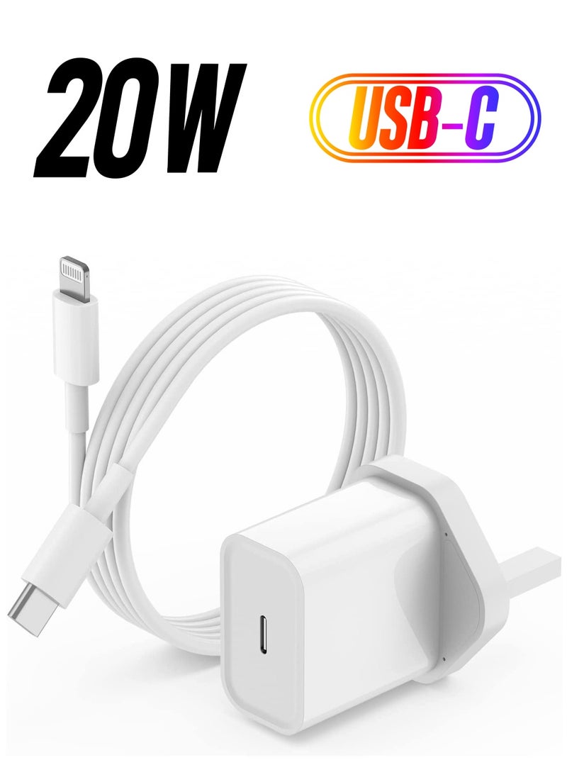 Generic - 20W USB-C PD GaN Fast Charger Wall Adapter Plug Type C, Compatible for iPhone 14 pro/14 plus/14/13/12/11 - Image 1