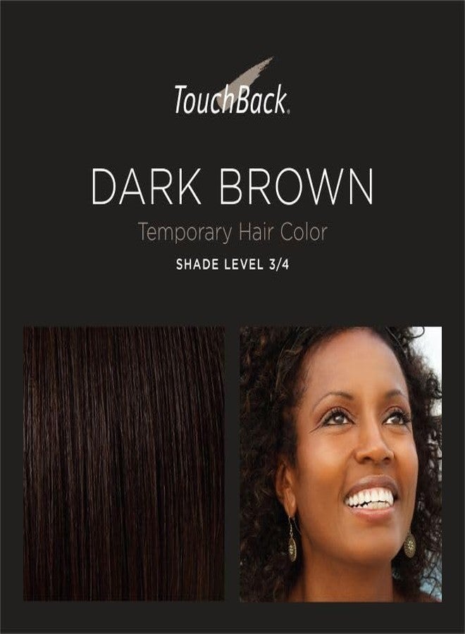 TouchBack Pro Gray Root Touch Up Marker Applicator - Real Hair Color - Dark Brown - Image 2