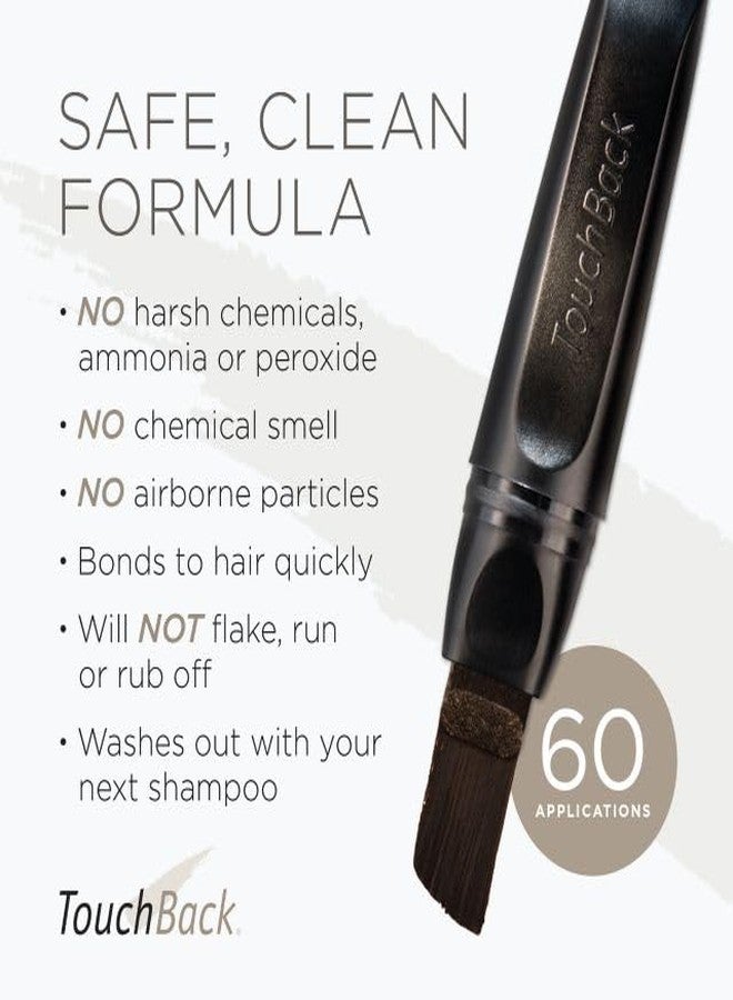 TouchBack Pro Gray Root Touch Up Marker Applicator - Real Hair Color - Dark Brown - Image 4