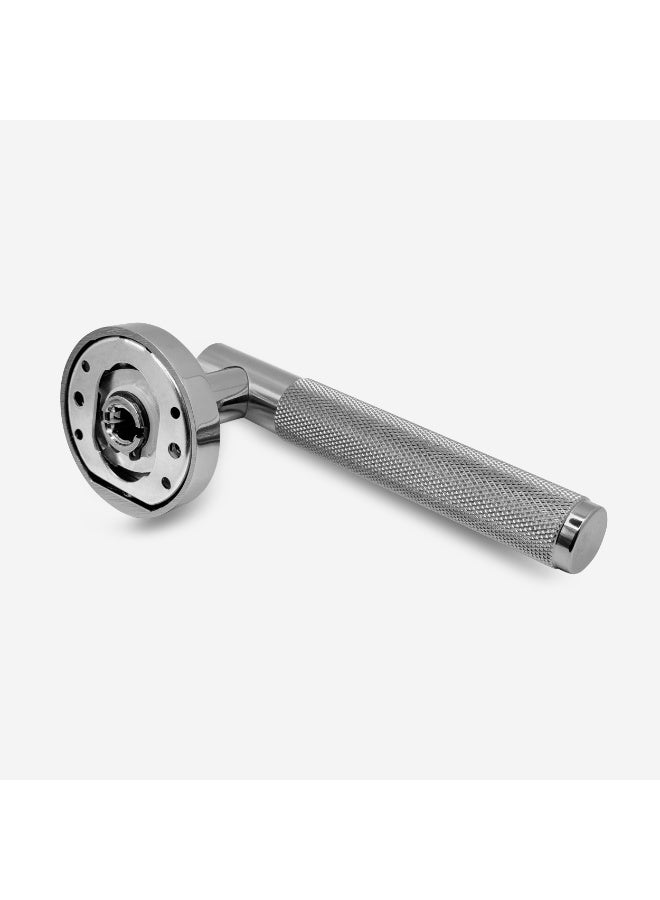 CINCINNO Levitas/A Premium Anti-Rust Aluminum Door Handle Pair , Salt Spray Tested, 2-Year Color & 5-Year Mechanical Warranty (Chrome Plated) - Image 4