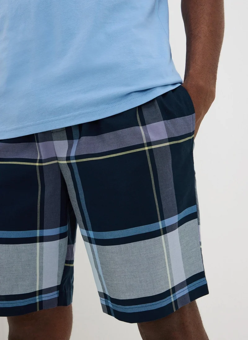 ماتلان Blue Best Dad Ever Father's Day Short Pyjama Set