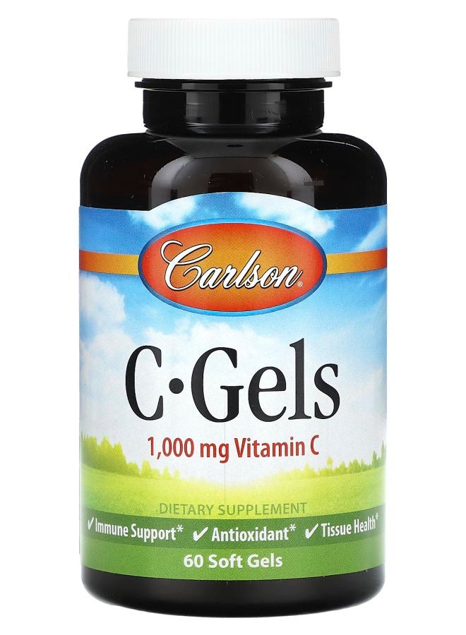 CGels Vitamin C 1000 mg 60 Soft Gels