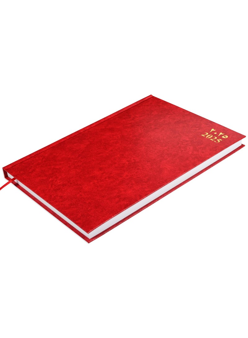 FIS FIS Diary 2025 (Arabic/English) Red, A4 - FSDI41AE25RE  - Image 1