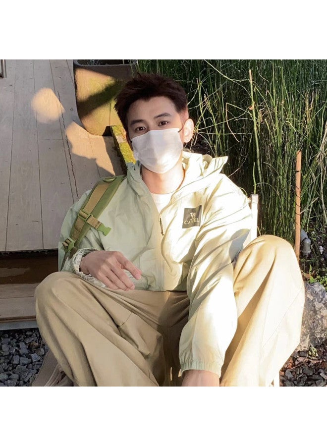 كاميل سترة واقية من الشمس Piggy ذات قلنسوة UPF100+، معطف واقي من الأشعة فوق البنفسجية خفيف الوزن للرجال والنساء - Image 5