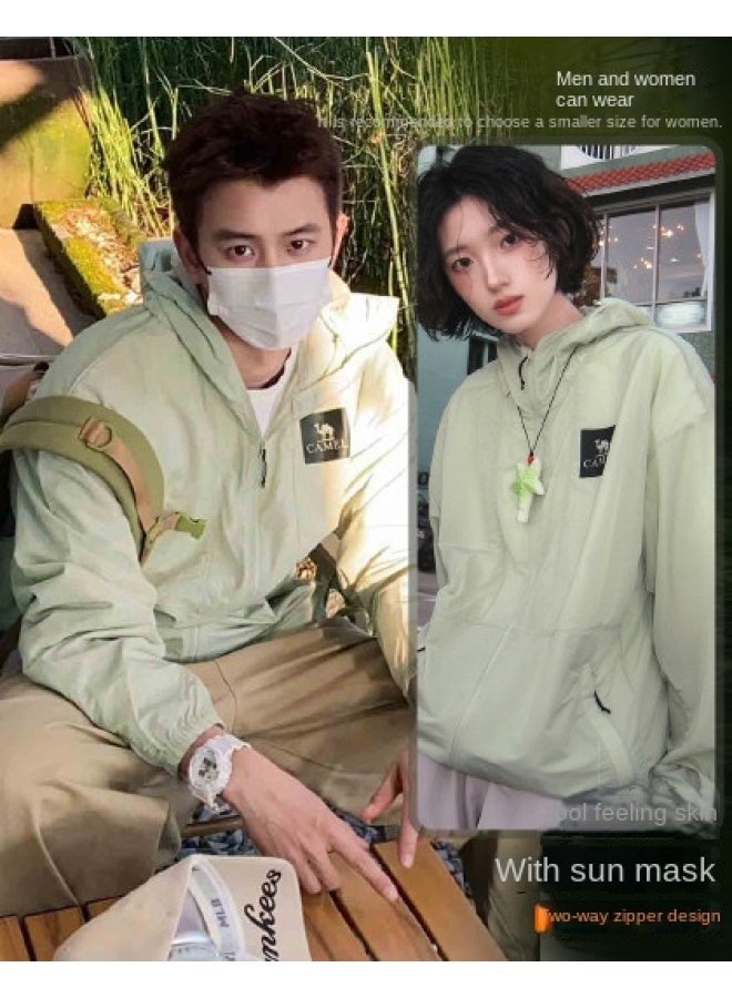 كاميل سترة واقية من الشمس Piggy ذات قلنسوة UPF100+، معطف واقي من الأشعة فوق البنفسجية خفيف الوزن للرجال والنساء - Image 1