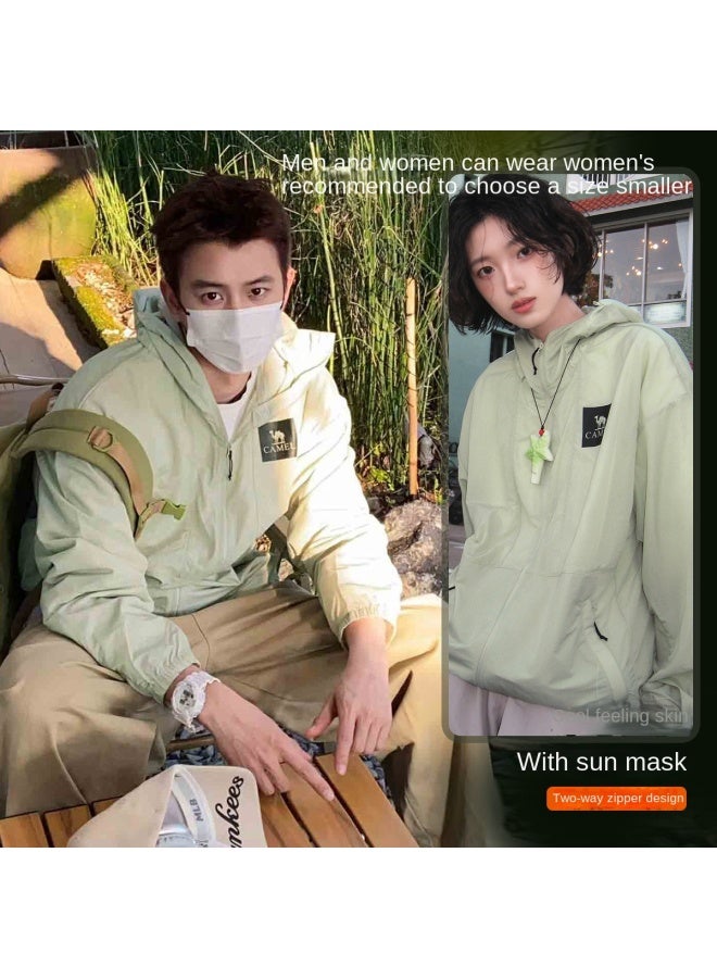 كاميل سترة واقية من الشمس Piggy ذات قلنسوة UPF100+، معطف واقي من الأشعة فوق البنفسجية خفيف الوزن للرجال والنساء - Image 2