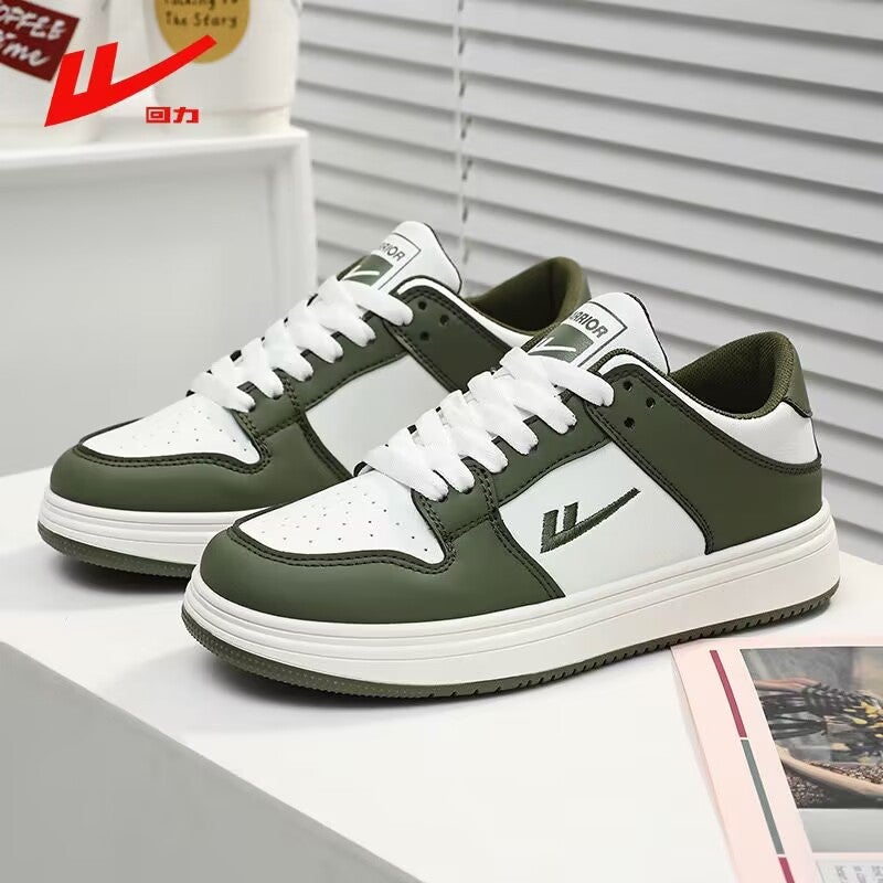 Warrior Men''s Shoes 2025 Spring Hot-Selling Youth Low-Top Sneakers Men''s Retro Trendy Shoes Women''s Couple''s White Sneakers Men''s - Image 3