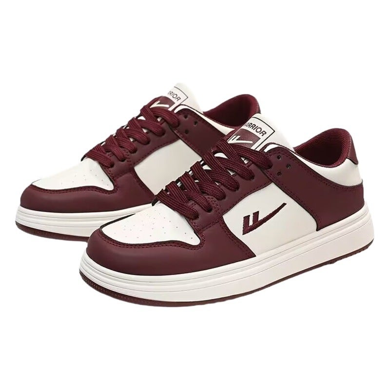 Warrior Men''s Shoes 2025 Spring Hot-Selling Youth Low-Top Sneakers Men''s Retro Trendy Shoes Women''s Couple''s White Sneakers Men''s - Image 1