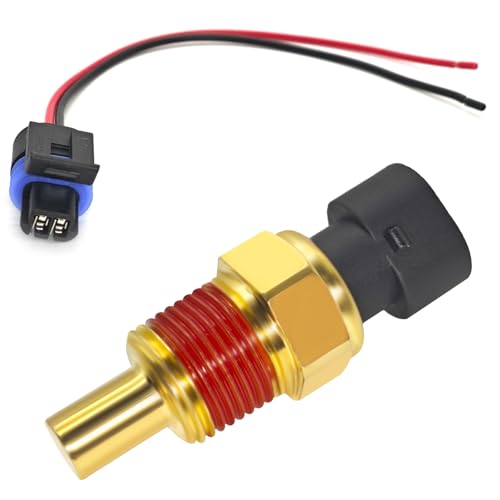 Formiden 05744030 Engine Coolant Temperature Sensor with Connector Pigtail Harness for GMC Cadillac Chevy Cadillac Buick Oldsmobile Pontiac Replace 213928 15326386 - Image 1