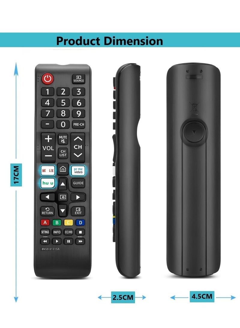 BLUMENiT [2 Pack] N59-01315A Remote Control Replacement for Smart TV – Universal Remote for All LED, QLED, LCD 6/7/8/9 Series – 4K UHD HDR Flat & Curved TVs | No Setup Required | Strong Infrared Signal, Long-Range Control - Image 4