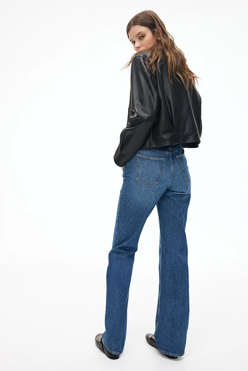 H&M Straight Ultra High Jeans