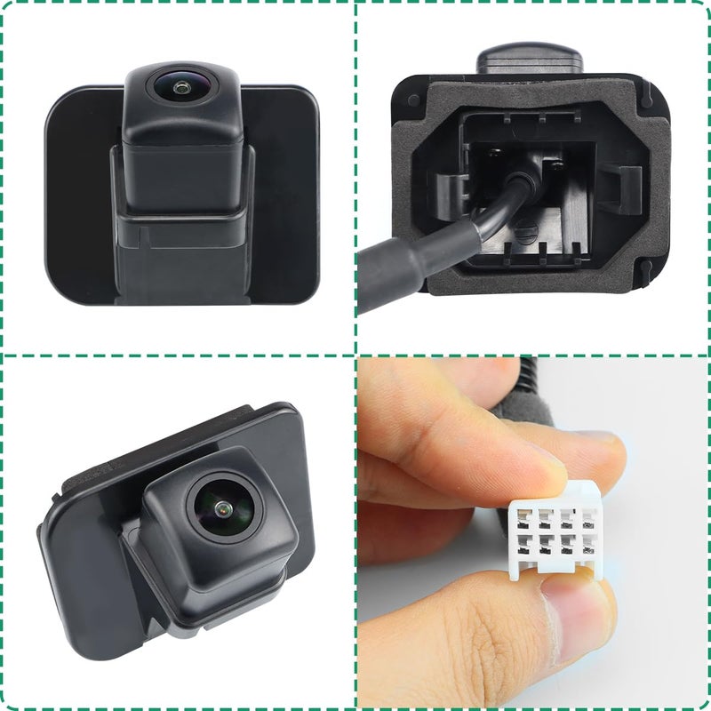 GreenYi 39530-T2A-A31 OE Backup Camera Replacement for Honda Accord Sedan 2014-2017, GreenYi Reverse Rear Park Assist Camera Replaces 39530-T2A-A21 39530-T2A-U110-M2 590-440 - Image 2