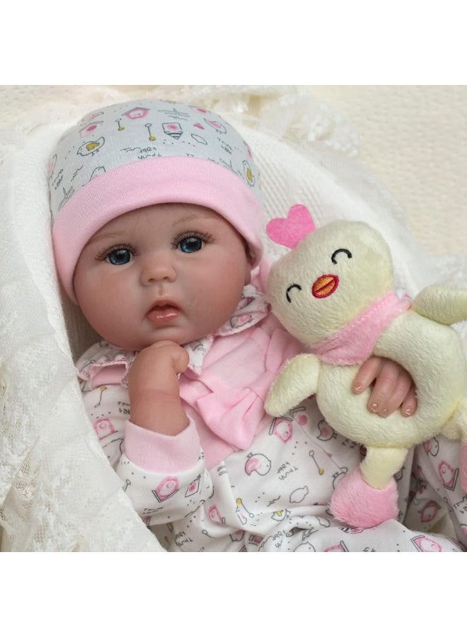 Kaydora Reborn Baby Dolls - 16 Inch Realistic Newborn Girl, Lifelike Handmade Silicone Baby with Soft Weighted Body Like Real Baby, Kids Gift Box for 3+ Year Old - Image 1