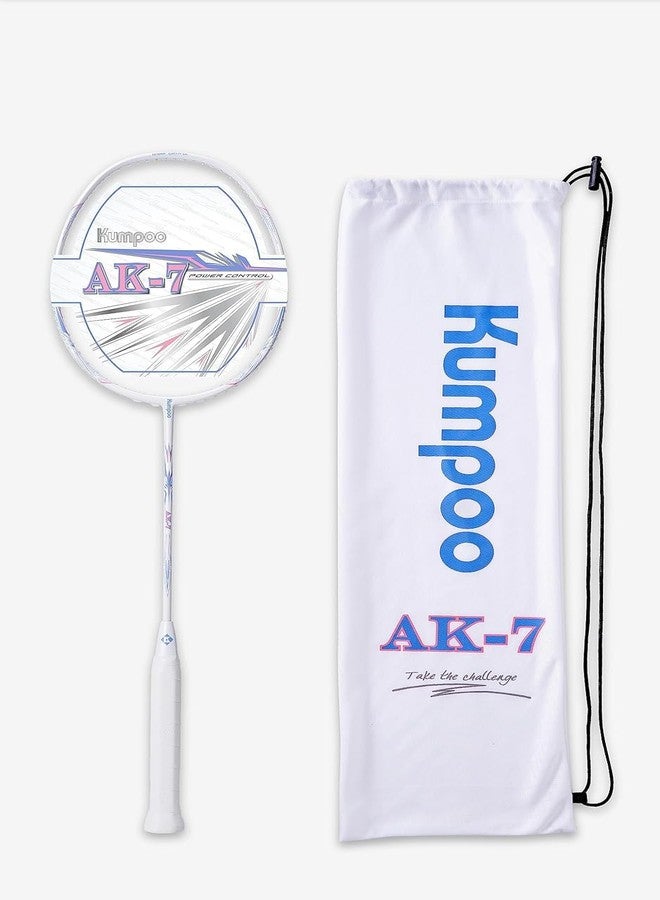 KUMPOO Japan Ak-7 5U High Modulus Carbon Fiber Badminton Racket - Unstrung,Multicolour - Image 1
