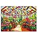 Artipuz 1000 Piece Puzzle for Adults Stained Glass Greenhouse Flower Jigsaw Puzzle 276 x 197in 1000 Pieces Jigsaw Puzzles for Adults Gift for Friends Family Wall Art Home Decor - Image 2