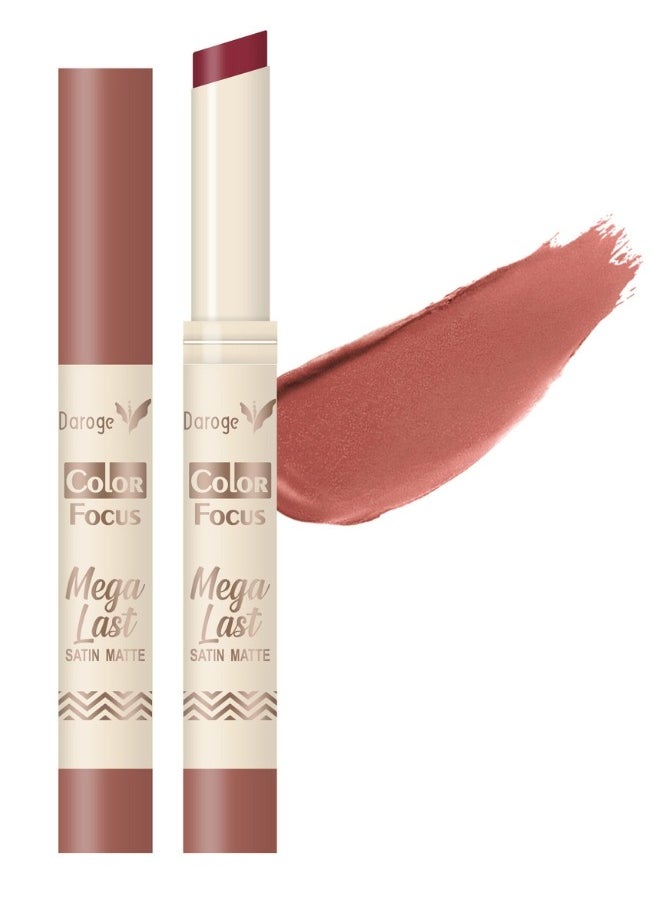 daroge Color Focus Mega Last Satin Matte Nude Lipstick Apple Blossom  - Image 1