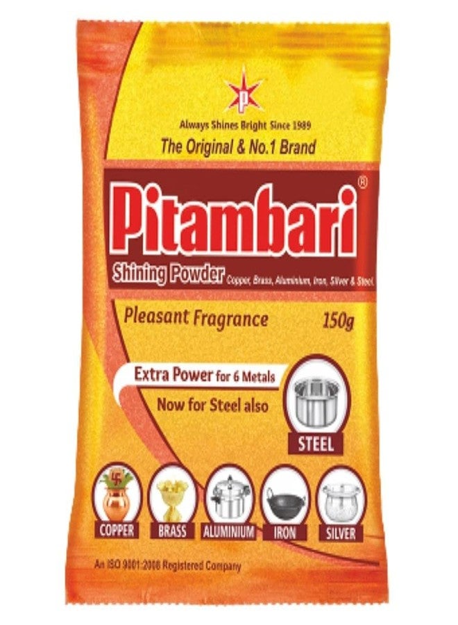 Pitambari Shining Powder 150g for Copper, Brass, Silver, Aluminium, Iron and Steel - Image 1