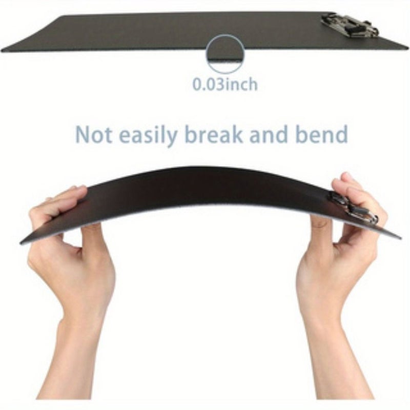 Plastic Clipboards A4 Pack of 12 Colored with Low Profile Clamp - Image 2