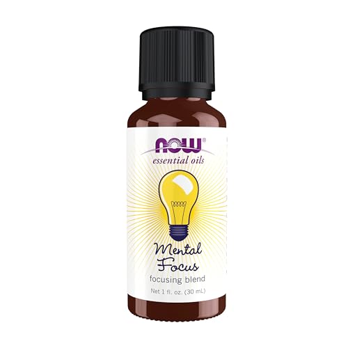 Now Foods NOW Essential Oils, Mental Focus Oil Blend, Centering Aromatherapy Scent, Blend of Pure Essential Oils, Vegan, Child Resistant Cap, 1-Ounce - Image 3