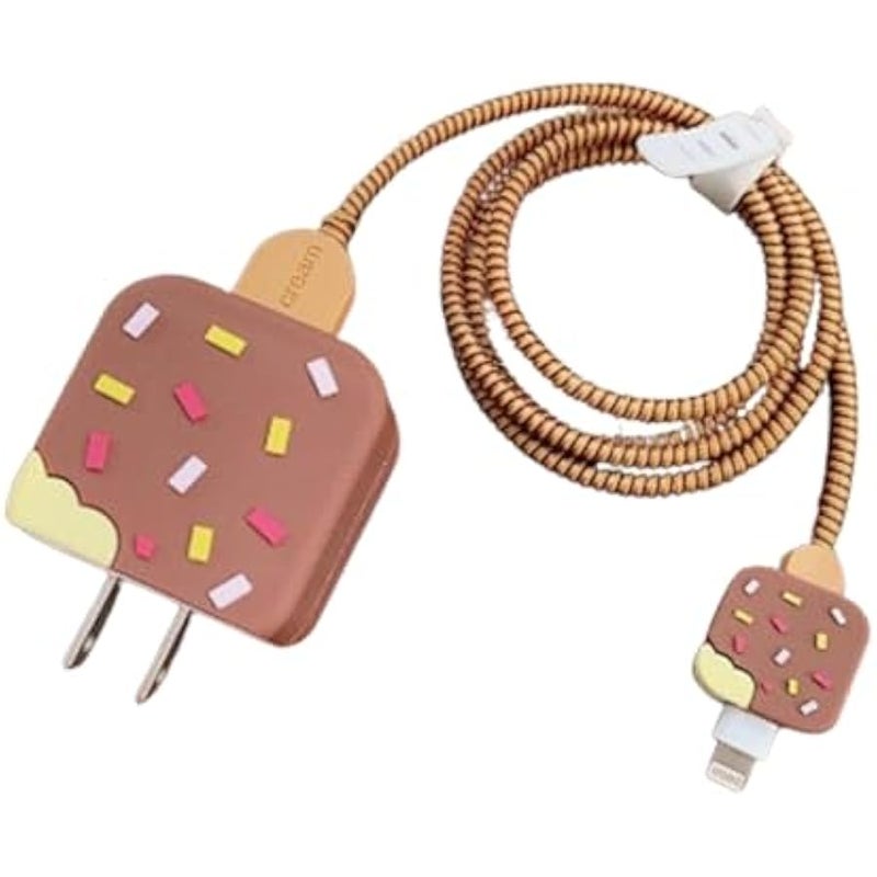 DIY Animal Cartoon Cable Protector 18W 20W USB Charger Saver Charging Data Earphone Line Bite Organizor Compatible with All iPhone 11 12 13 14 Pro Max Mini etc USB Wire - Image 1