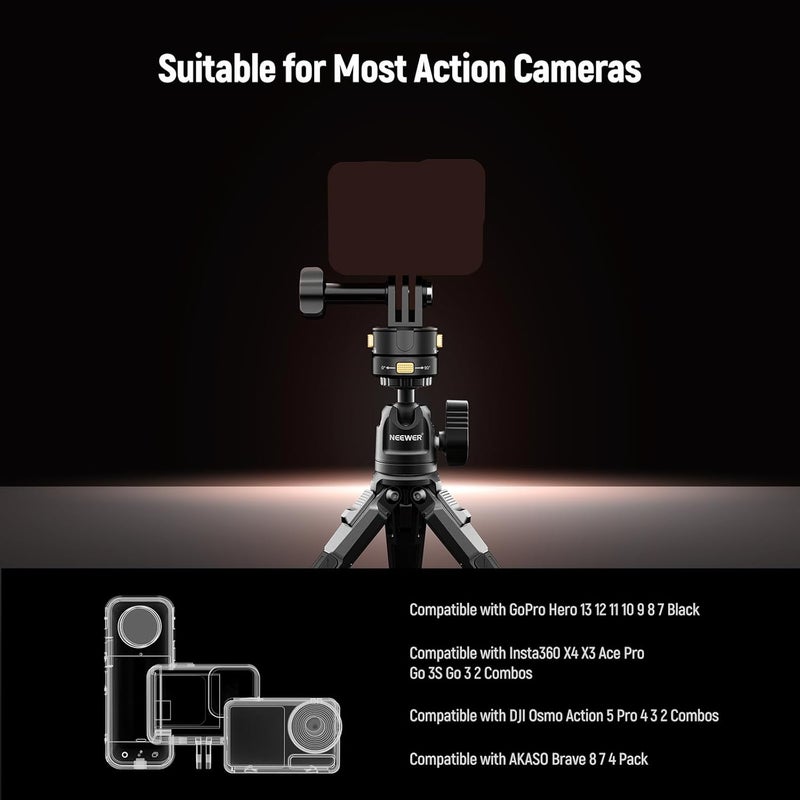 6 in 1 Action Camera Mount Kit with Magnetic Quick Release for POV Shots - Image 4