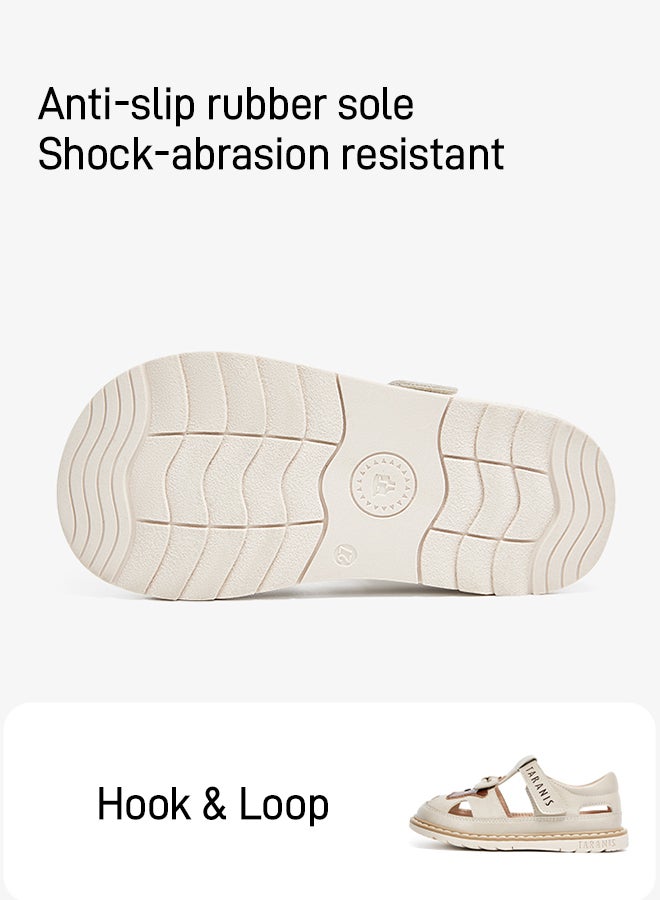 تارانيس صندل بناتي من تارانيس، بيج اللون، مزين بنجمة وفيونكة بتصميم مفتوح - Image 4