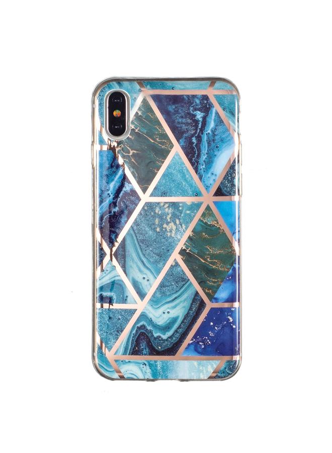 S-TOP Case For iPhone XS Max Electroplated Marble Pattern TPU Phone Case - Image 2