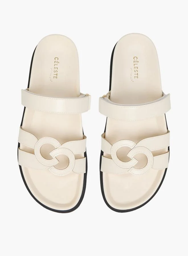سيليست Women Suede Slip-On Sandals