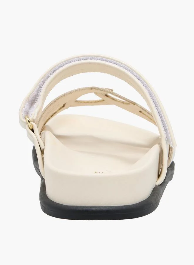 Celeste IVORY Women Suede Slip-On Sandals for Women | Best Price UAE