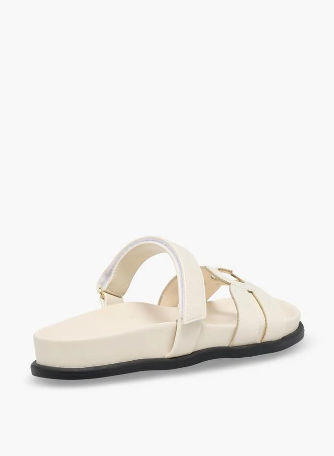 Celeste IVORY Women Suede Slip-On Sandals for Women | Best Price UAE